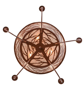 Custom 35"W Elk on the Loose 5 Arm Chandelier Ceiling Light by Meyda