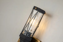 Abbey 1-Light Bath Bar – Weathered Zinc & Antique Brass Wall Sconce Wall Lamp Home Decor by Lucas McKearn