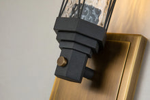 Abbey 1-Light Bath Bar – Weathered Zinc & Antique Brass Wall Sconce Wall Lamp Home Decor by Lucas McKearn
