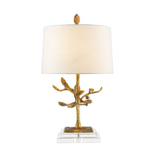 Audubon Park Table Lamp Gold Leaf Bedside Nightstand Reading Desk Table Light by Lucas McKearn