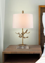 Audubon Park Table Lamp Gold Leaf Bedside Nightstand Reading Desk Table Light by Lucas McKearn