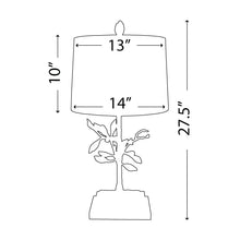Audubon Park Table Lamp Gold Leaf Bedside Nightstand Reading Desk Table Light by Lucas McKearn