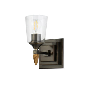 Vetiver 1 Light Bath Bar Wall Sconce Wall Lamp Home Decor by Lucas McKearn
