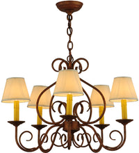 Custom 26" Wide Jenna 5 Light Chandelier Ceiling Light by Meyda