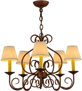 Custom 26" Wide Jenna 5 Light Chandelier Ceiling Light by Meyda