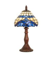 13" High Baroque Mini Lamp Tiffany Table Lamp Bedside Nightstand Reading Desk Table Light by Meyda