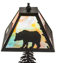 Custom 15" High Lone Bear Accent Table Lamp Bedside Nightstand Reading Desk Table Light by Meyda