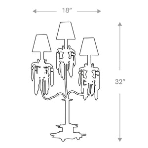 Birdland III Table Lamp Bedside Nightstand Reading Desk Table Light by Lucas McKearn
