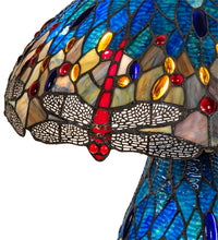 25" High Tiffany Hanginghead Dragonfly Table Lamp Bedside Nightstand Reading Desk Table Light by Meyda