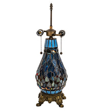 25" High Tiffany Hanginghead Dragonfly Table Lamp Bedside Nightstand Reading Desk Table Light by Meyda