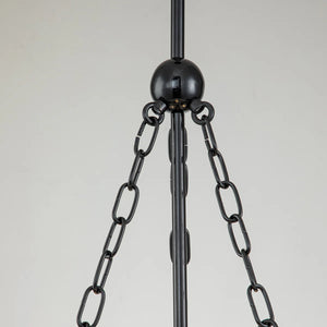 Sawgrass Medium Pendant in Black Ceiling Light by Lucas McKearn