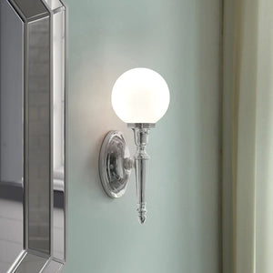 Dryden-4 1 Light Bath Light in Polished Chrome Wall Sconce Wall Lamp Home Decor by Lucas McKearn
