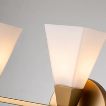 Bowtie 3 Light Bath Bar in Laquered Gold Wall Sconce Wall Lamp Home Decor by Lucas McKearn