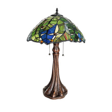 Monstera-Leaf Table Lamp Floral Style 2-Light Antique Dark Bronze Finish Bedside Nightstand Reading Desk Table Light by Chloe