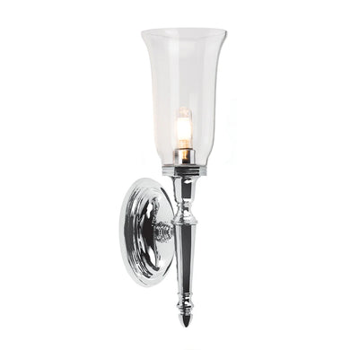 Dryden-2 1 Light Bath Light in Polished Chrome Wall Sconce Wall Lamp Home Decor by Lucas McKearn