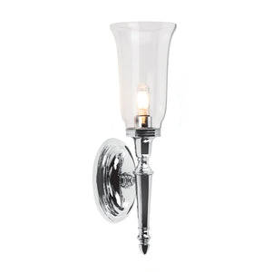 Dryden-2 1 Light Bath Light in Polished Chrome Wall Sconce Wall Lamp Home Decor by Lucas McKearn