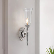 Dryden-2 1 Light Bath Light in Polished Chrome Wall Sconce Wall Lamp Home Decor by Lucas McKearn
