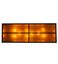Custom 48" Long Personalized Rockin' C Ranch Oblong 3 Cobows on Horses Pendant Ceiling Light by Meyda