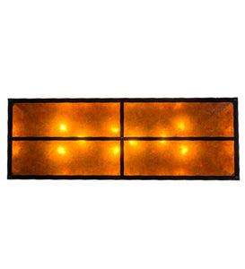Custom 48" Long Personalized Rockin' C Ranch Oblong 3 Cobows on Horses Pendant Ceiling Light by Meyda