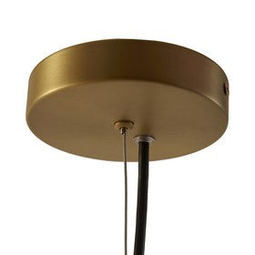 Cyrus 6-Globe Light Gold Architectural Metal Chandelier Pendant Ceiling Light by Olliix-INK+IVY