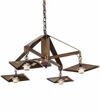 Custom 28" Wide Deer at Dawn 4 Light Chandelier Ceiling Light by Meyda