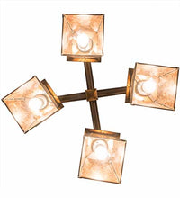 Custom 28" Wide Deer at Dawn 4 Light Chandelier Ceiling Light by Meyda