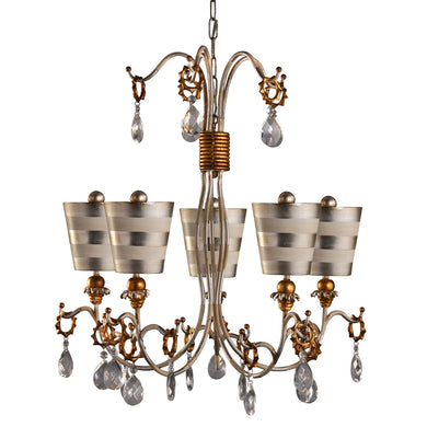 Tivoli Silver Chandelier Ceiling Light by Lucas McKearn