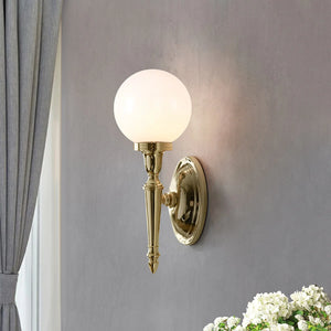 Dryden-4 1 Light Bath Light in Polished Brass Wall Sconce Wall Lamp Home Decor by Lucas McKearn