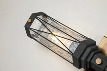 Abbey 2 Light Bath Bar Weathered Zinc and Antique Brass Wall Sconce Wall Lamp Home Decor by Lucas McKearn