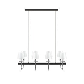 Fairmount 8-Light Traditional Chandelier Drum Shades Pendant Ceiling Light by Olliix-Hampton Hill