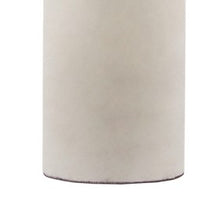 Fulton Concrete Table Lamp Gold-Grey-Black Fabric Drum Shape Bedside Nightstand Reading Desk Table Light by Olliix-Hampton Hill