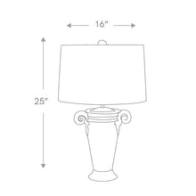 Gallier 1 Light Table Lamp in Black and Distressed Gold Bedside Nightstand Reading Desk Table Light by Lucas McKearn