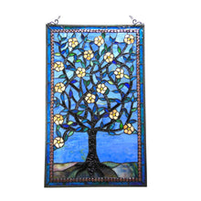 Woodley Tiffany-Style Stained Glass Vertical Decorative Hanging Window Panel 20x32" Home Decor by Chloe