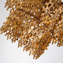 The Coral Gold Chandelier 3 Tier Ceiling Light by Lucas McKearn