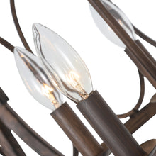 Navy Pendant Chandelier Antique Wood Finish Country Farmhouse 5-Light 21" Wide Ceiling Light by Chloe