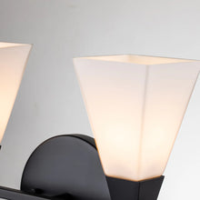 Bowtie 2 Light Bath Bar in Matte Black Wall Sconce Wall Lamp Home Decor by Lucas McKearn