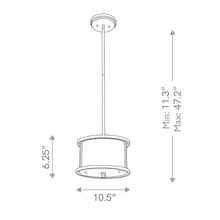 Lemuria 1 Light Duo-Mount Mini Pendant - Lacquered Black, White Shade Ceiling Light by Lucas McKearn