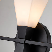 Bowtie 3 Light Bath Bar in Matte Black Wall Sconce Wall Lamp Home Decor by Lucas McKearn