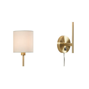 Conway Metal Wall Sconce with Cylinder Shade, Set of 2, Wall Lamp Home Decor by Olliix-510 Design
