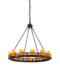 Custom 32"W Barbury 12 Candlelights Chandelier Ceiling Light by Meyda