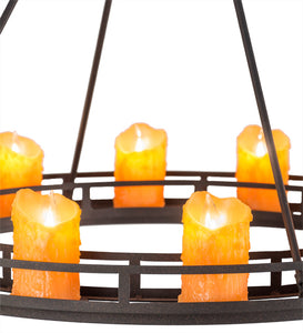 Custom 32"W Barbury 12 Candlelights Chandelier Ceiling Light by Meyda