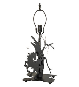 Custom 24" High Personalized Headless Horseman Table Lamp Bedside Nightstand Reading Desk Table Light by Meyda
