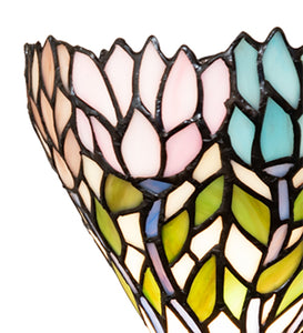 25" Wide New Wisteria Revival 4 Light Tiffany Pendant Ceiling Light by Meyda