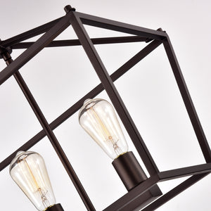 Ironclad Island Pendant Chandelier 5-Light Country Farmhouse 36" Wide Ceiling Light by Chloe