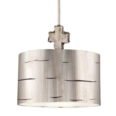 Fragment Silver Large Pendant Ceiling Light by Lucas McKearn
