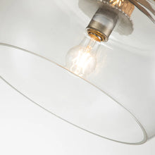 Toussaint 1 Light Pendant Gold Leaf Clear Glass Ceiling Light by Lucas McKearn