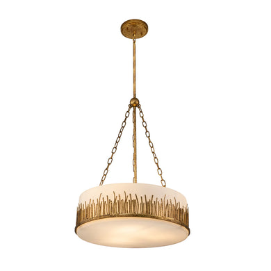 Sawgrass Large Pendant in Gold Leaf Ceiling Light by Lucas McKearn