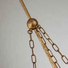 Sawgrass Large Pendant in Gold Leaf Ceiling Light by Lucas McKearn