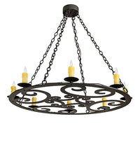 Custom 42" Wide Ashley 8 Light Chandelier Ceiling Light by Meyda
