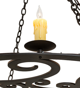 Custom 42" Wide Ashley 8 Light Chandelier Ceiling Light by Meyda